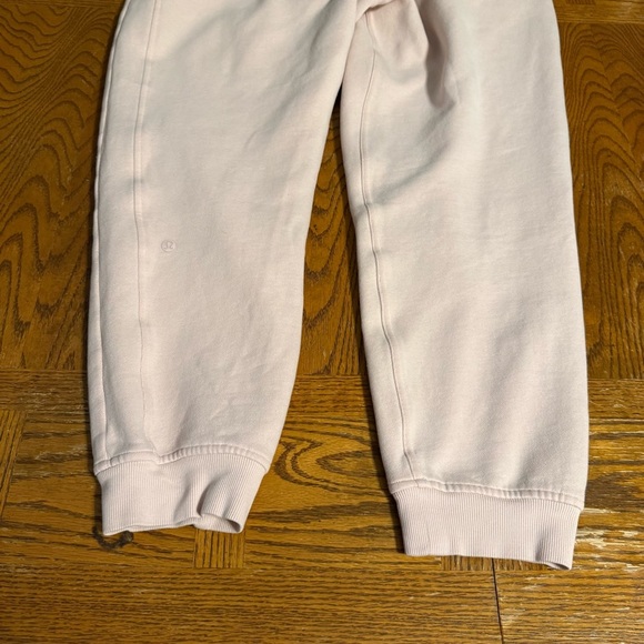 Lululemon Scuba High-Rise Jogger Fleece 28" Pink Mist Sz 12 W5CVAS Cotton Terry - Picture 13 of 15